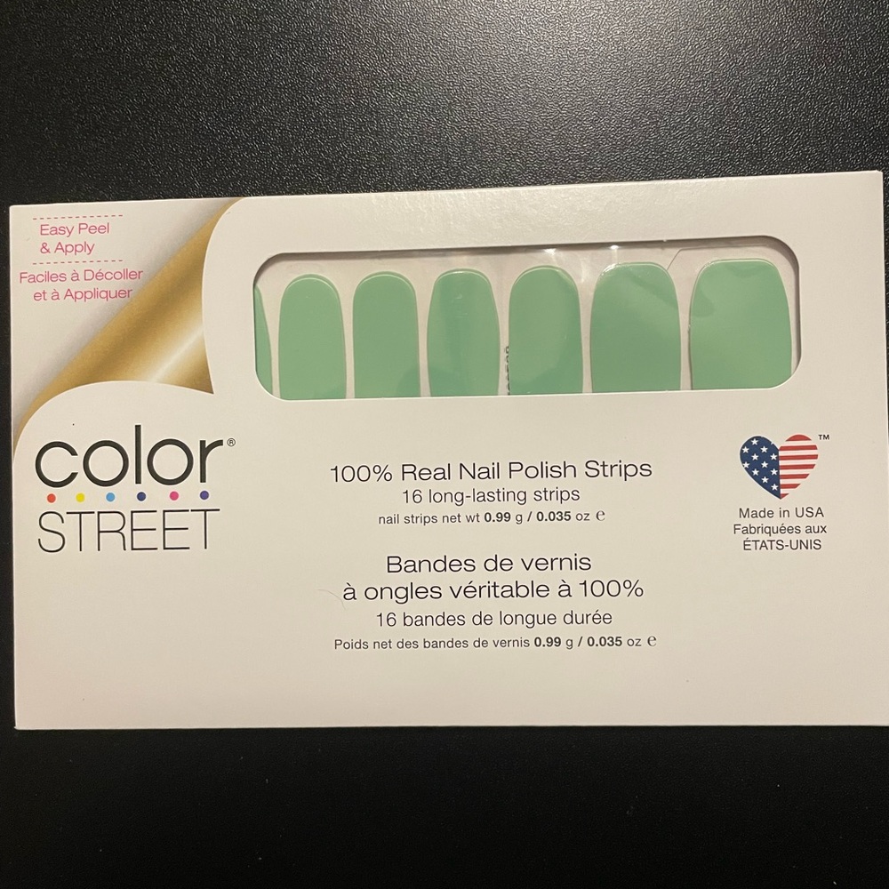 Oslo and Steady RETIRED Color Street Green Nail Polish Strips